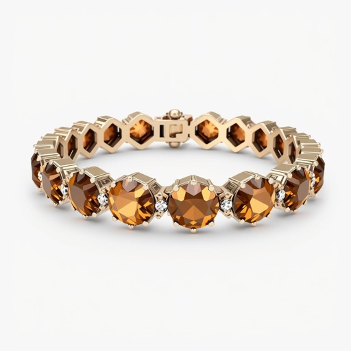 Brown diamond  tennis bracelet video