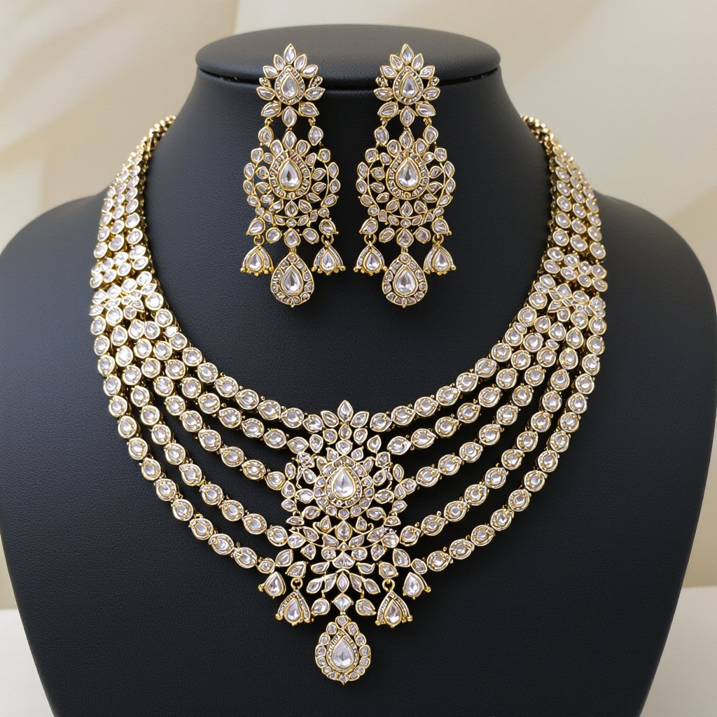 American diamond triple layer set