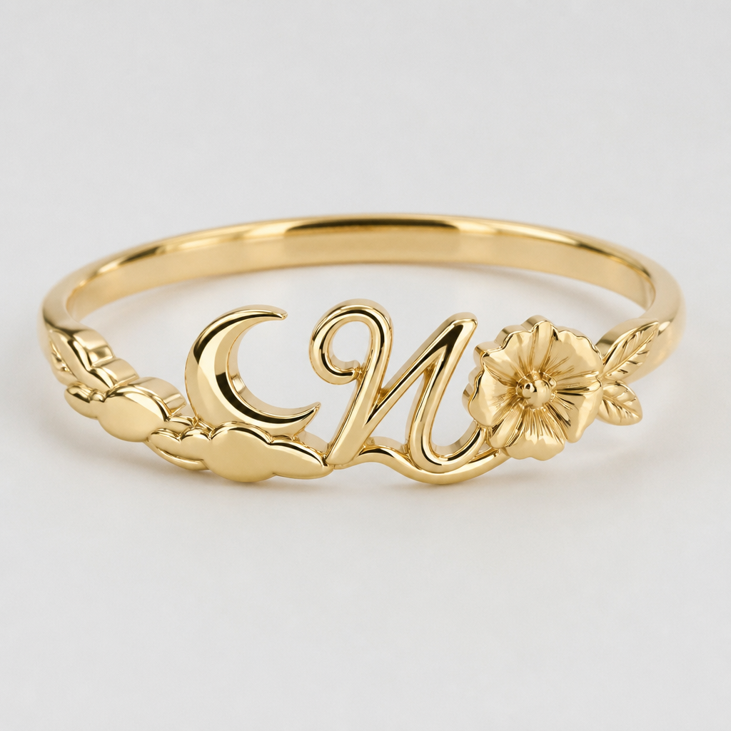 A women's ring made of gold suitable for wedding. Инициалы И
Дата свадьбы 26.08.2026
Дата первой встречи 19.07.2025
Дата знакомства 12.06.2025
Люблю цветы, луну, облака
photorealistic jewelry design, A women's ring made of gold suitable for wedding. Инициалы И
Дата свадьбы 26.08.2026
Дата первой встречи 19.07.2025
Дата знакомства 12.06.2025
Люблю цветы, луну, облака, modern style, just the design no text