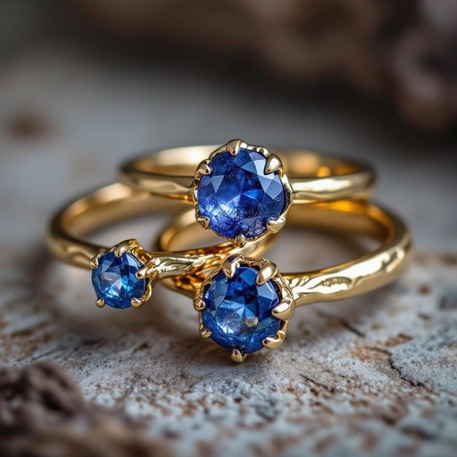 Fantasy blue purple rings