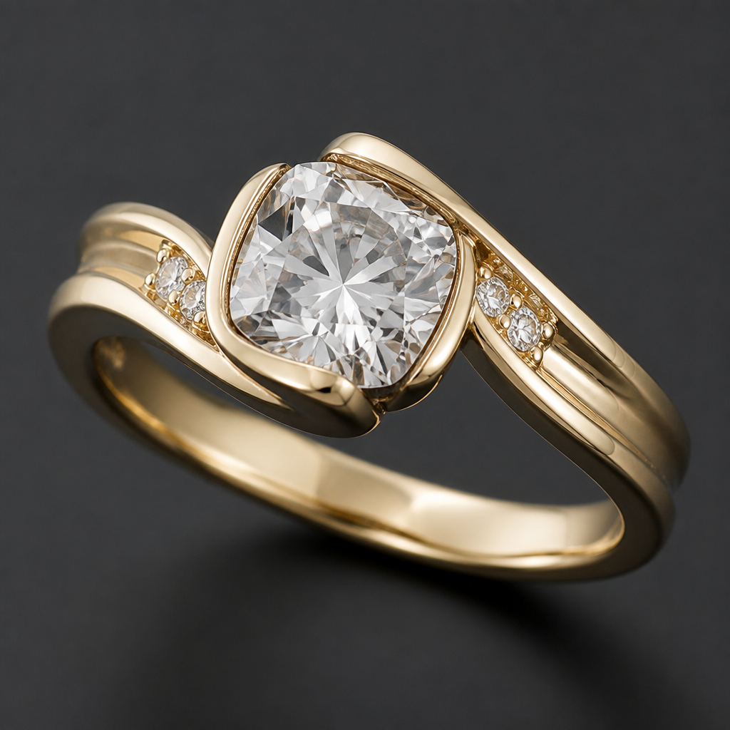A women's ring. Ah, a fellow Gemma! How delightful. I'd be pleased to craft some intriguing jewelry prompts for you. Let's ignite that creative spark!
photorealistic jewelry design, A women's ring. Ah, a fellow Gemma! How delightful. I'd be pleased to craft some intriguing jewelry prompts for you. Let's ignite that creative spark!, modern style, just the design no text