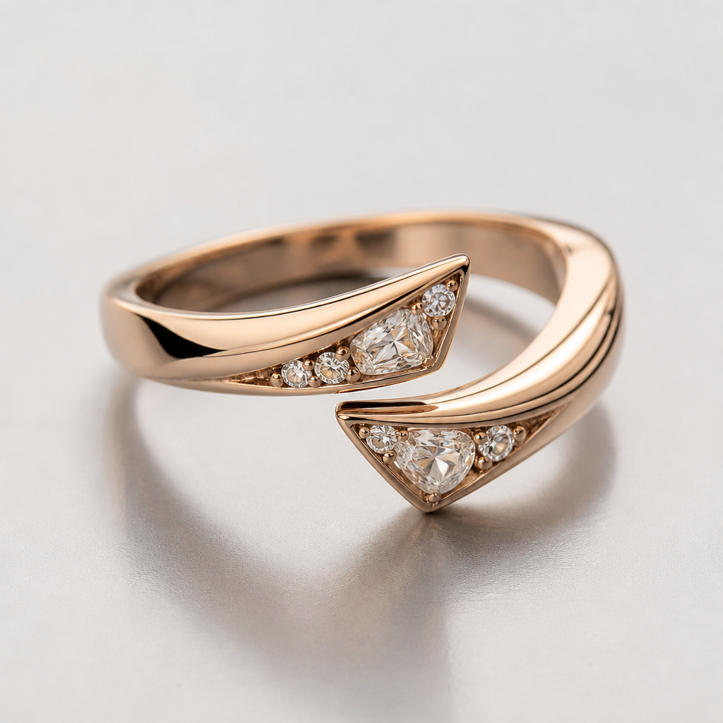 A women's ring
photorealistic jewelry design, A women's ring, modern style, just the design no text