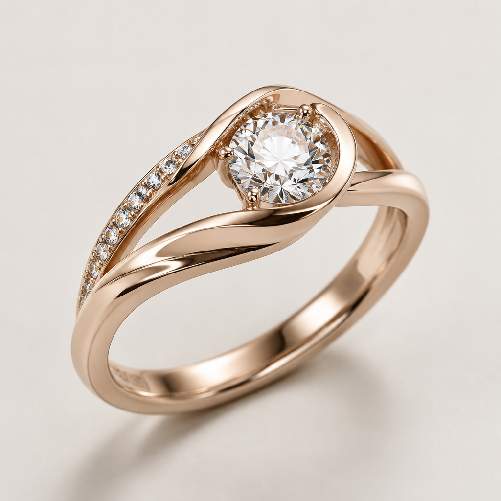 A women's ring
photorealistic jewelry design, A women's ring, modern style, just the design no text