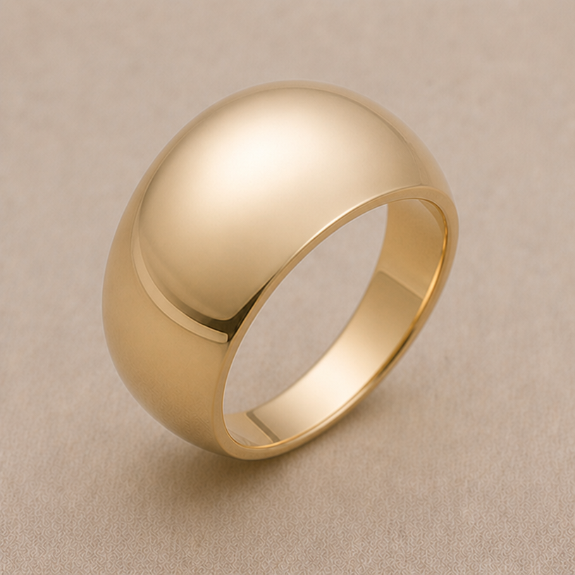 make the dome wider
edit the attached jewelry design with these instructions: make the dome wider. keep it photorealistic, just the design no text
