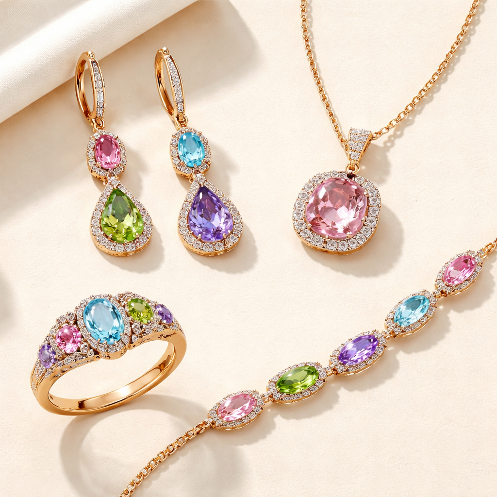 9kt gem stone jewellery