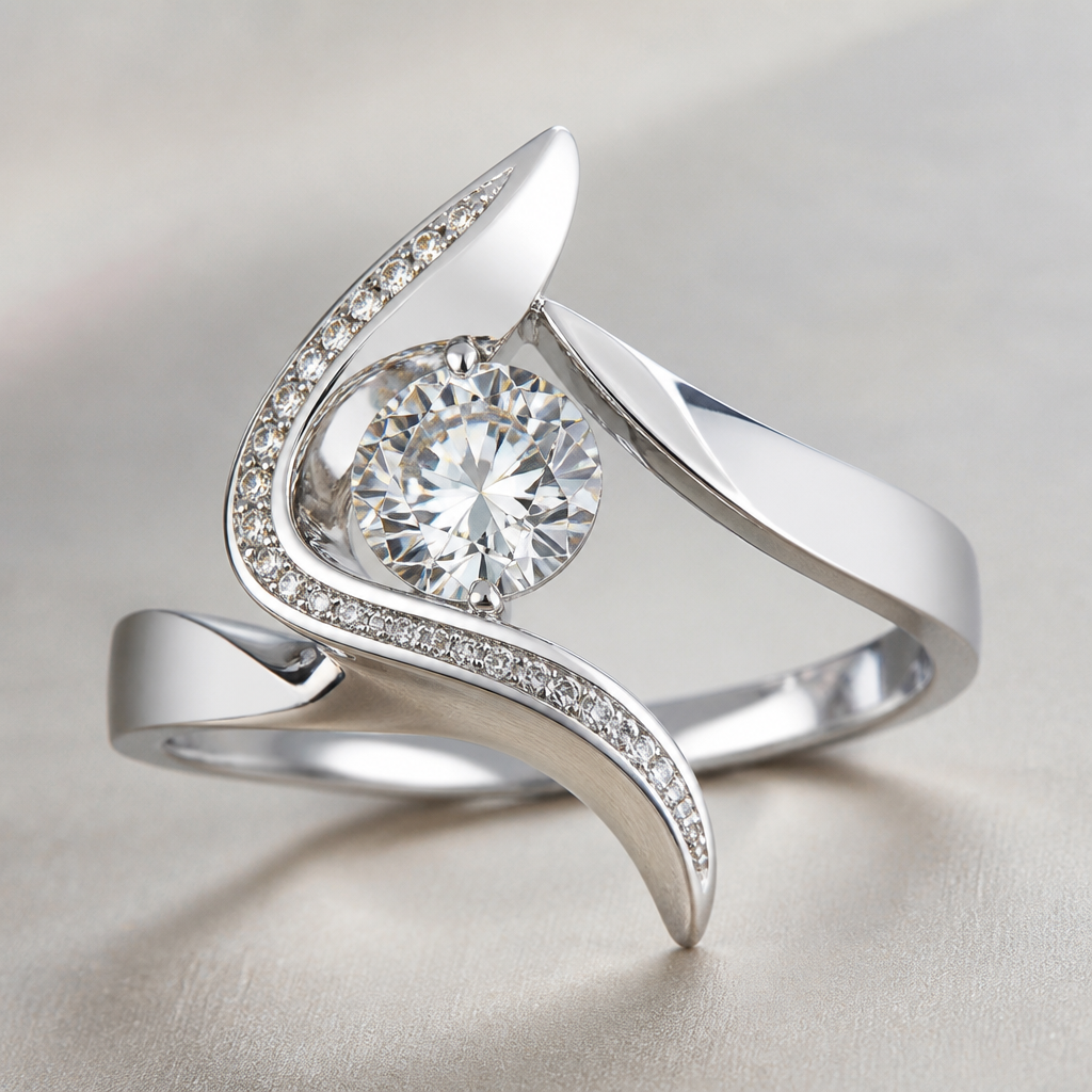 Ring
photorealistic jewelry design, Ring , modern style, just the design no text