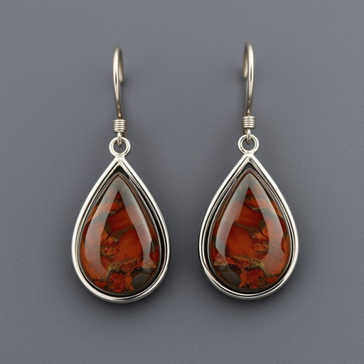 Create earrings with Jesper gemstone, minimal silver around gem’s border