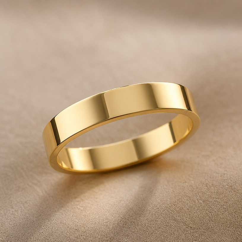 A modern women's ring made of gold
using the attached image as a visual reference, create A modern women's ring made of gold. photorealistic, just the design no text