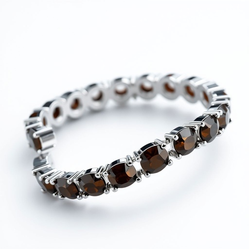 Dark brown diamond tennis bracelet video