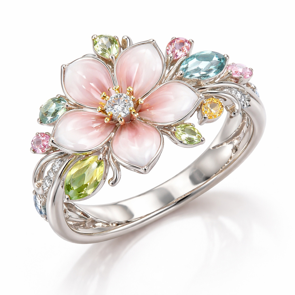 A women's ring. Кольцо весна