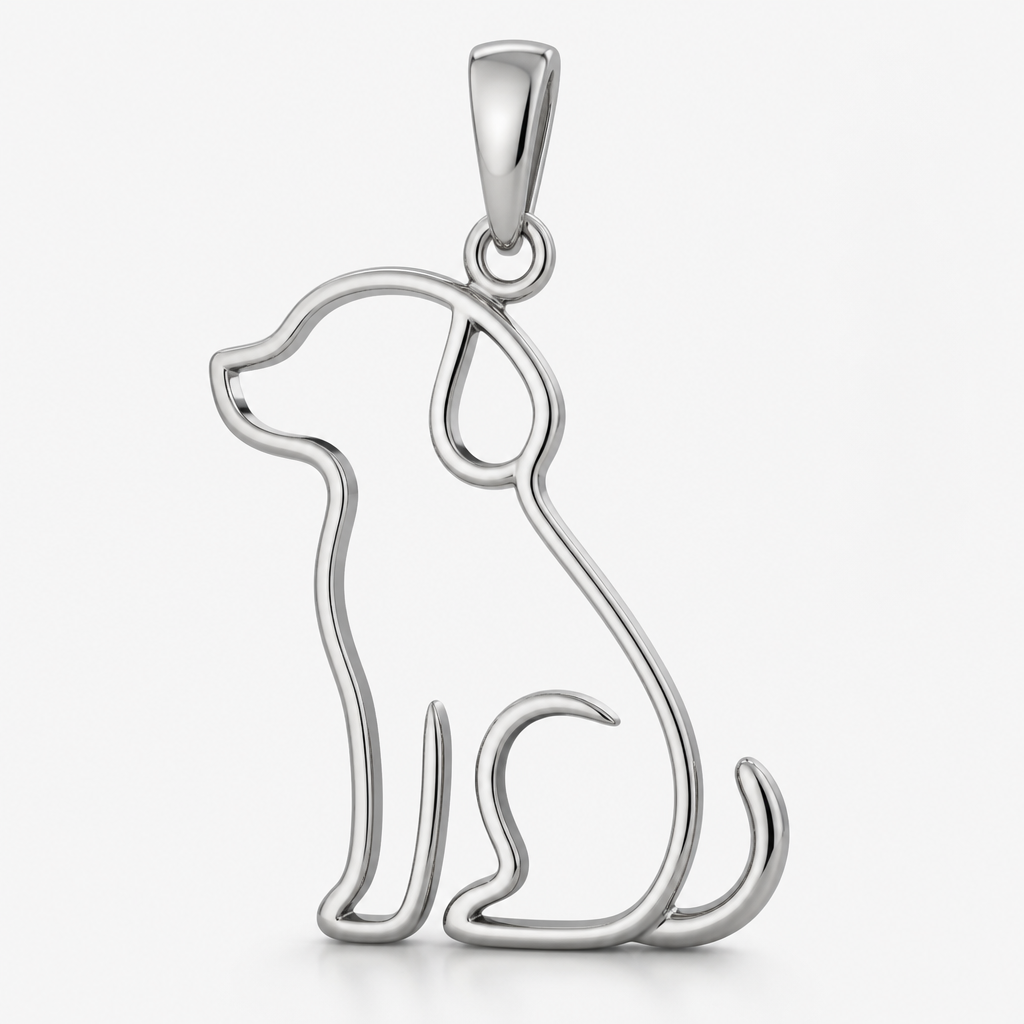 Hund
photorealistic jewelry design, Hund, modern style, just the design no text
