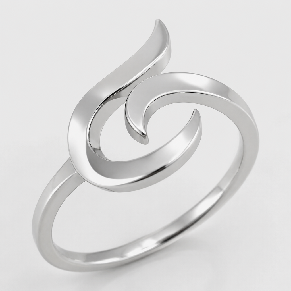 A women's ring made of silver. حرف س و ح فارسی ادغام بشه
photorealistic jewelry design, A women's ring made of silver. حرف س و ح فارسی ادغام بشه, modern style, just the design no text