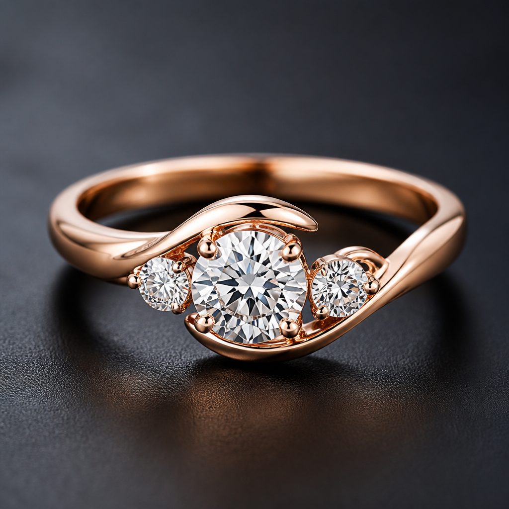 A women's ring
photorealistic jewelry design, A women's ring, modern style, just the design no text