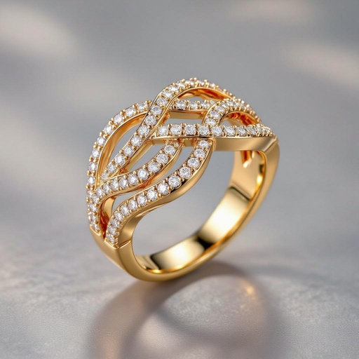 Geometric edges curvy style DETAILS MAKE THE ICON. You think you've seen pavé? Think again. These rings in yellow and rose gold rewrite the rules of diamond setting. Every curve, every micro-pavé, every contrast is designed not just to sparkle - but to say something. Because real luxury isn't about shouting. It's about whispering elegance through design choices no one else dared to make. These aren't trends. They're statements. Crafted to surprise, worn to be remembered.