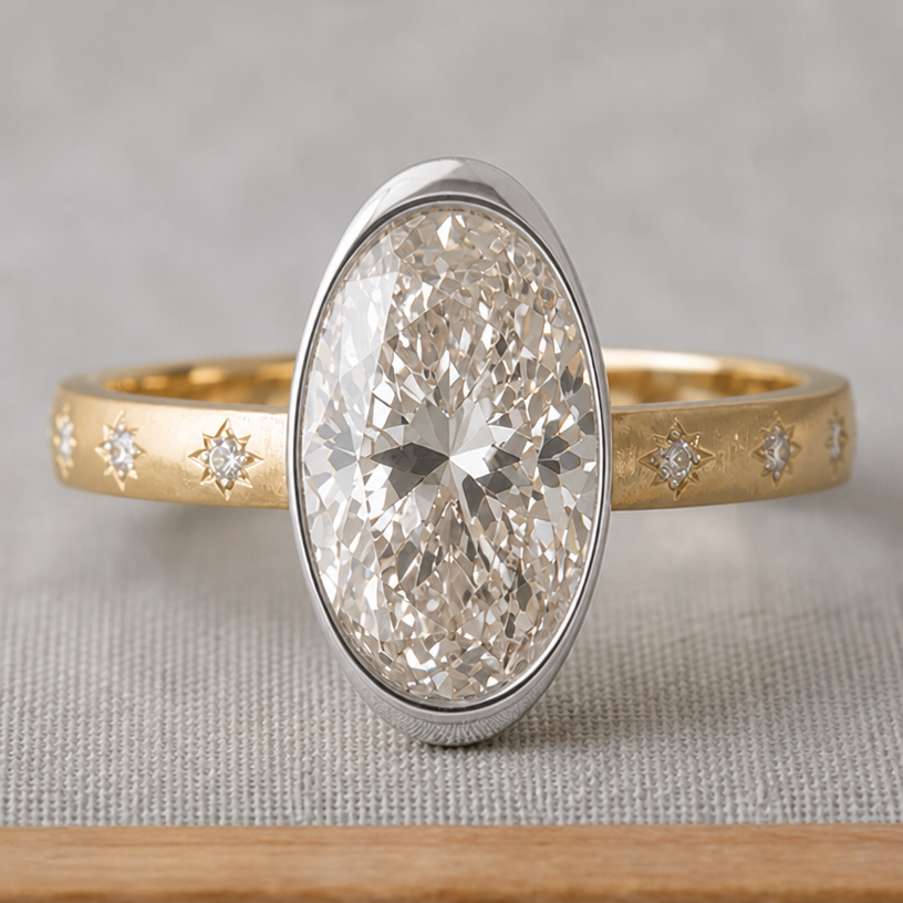 platinum bezel
edit the attached jewelry design with these instructions: platinum bezel. keep it photorealistic, just the design no text