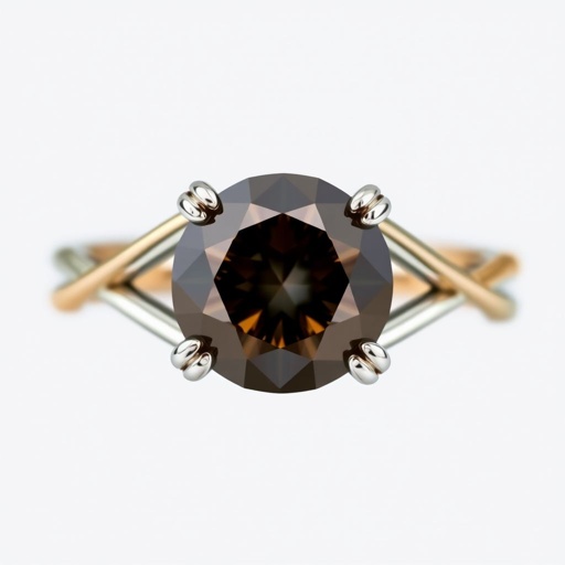 Dark brown diamond 