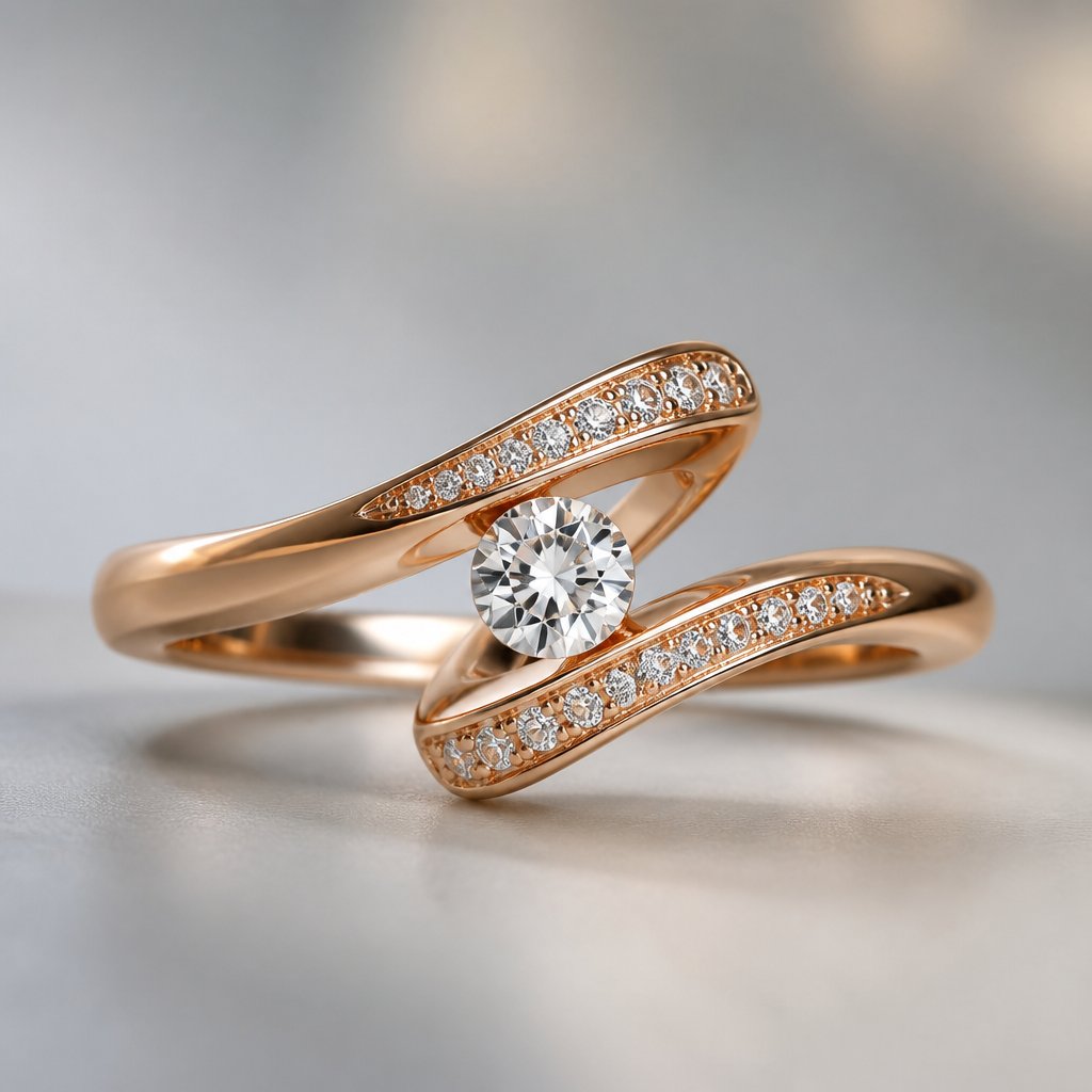 A women's ring
photorealistic jewelry design, A women's ring, modern style, just the design no text