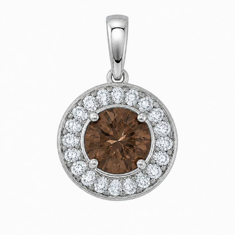 Make surrounding stones white
edit the attached jewelry design with these instructions: Make surrounding stones white. keep it photorealistic, just the design no text