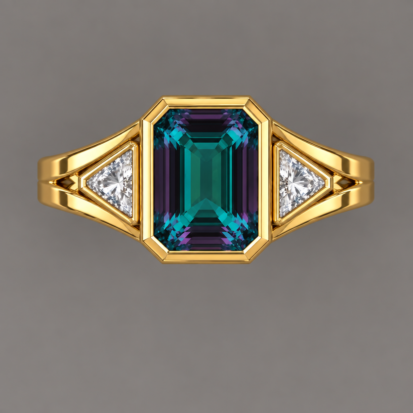 A women's ring. I want this shank but I want it brought in 2mm. so that the diamonds, top edge, is slightly cut into the shank
using the attached image as a visual reference, create A women's ring. I want this shank but I want it brought in 2mm. so that the diamonds, top edge, is slightly cut into the shank. photorealistic, just the design no text