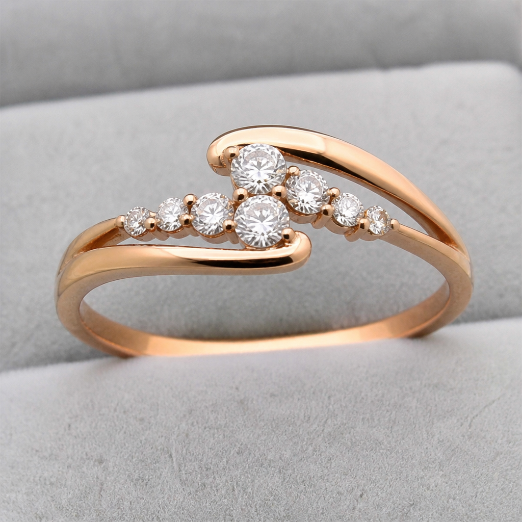 A women's ring with diamond stones
photorealistic jewelry design, A women's ring with diamond stones, modern style, just the design no text