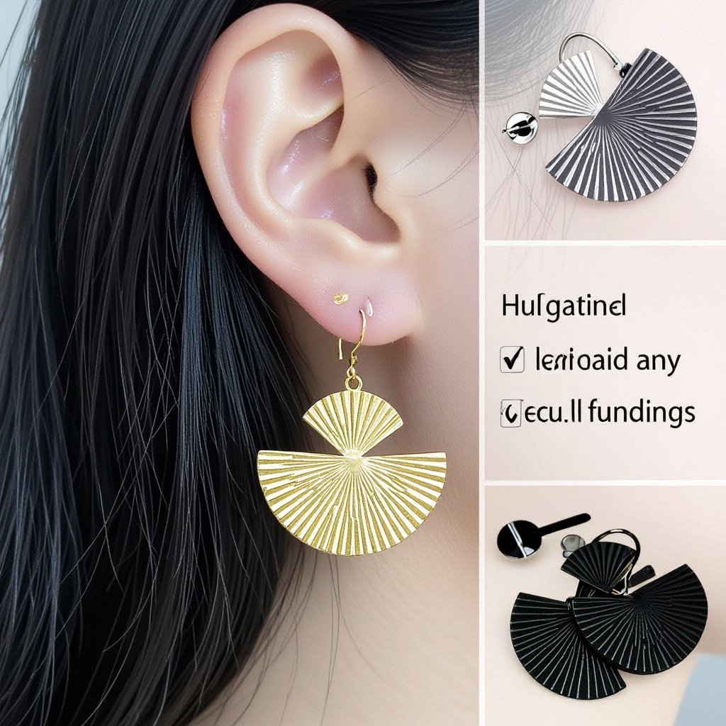 Золотые серьги полукруг половинка горящего солнца мятое неровное золото лучи волнистые другая половинка круга серебряная