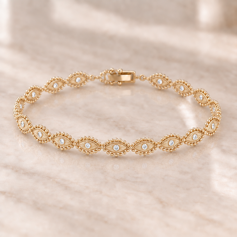 make the color of the bracelet mpre light gols
make the color of the bracelet mpre light gols