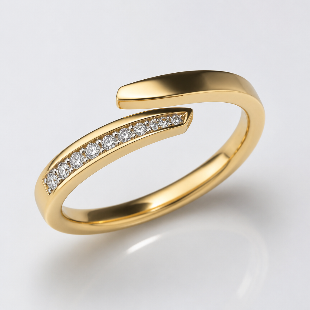 A women's ring
photorealistic jewelry design, A women's ring, modern style, just the design no text