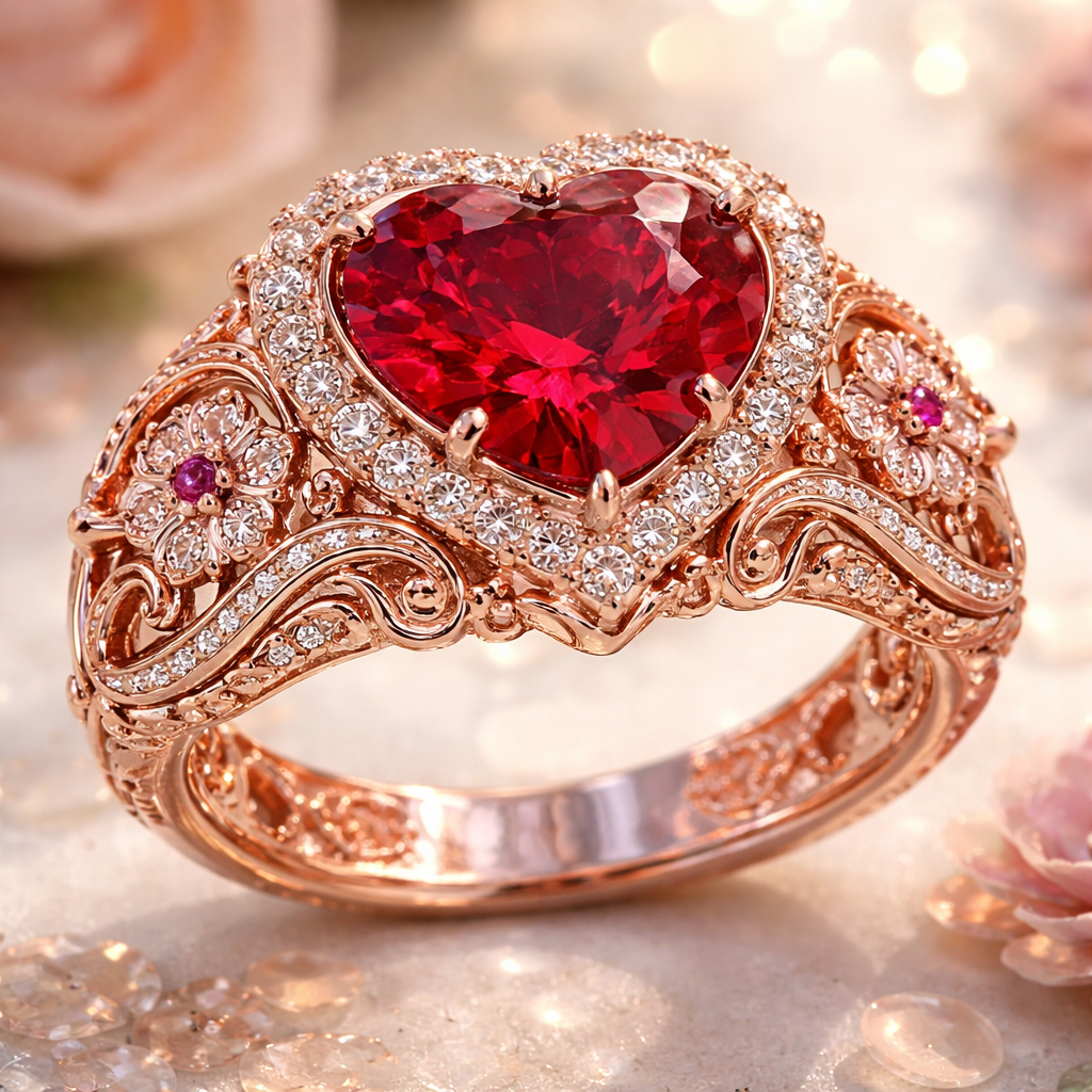 . Refinement: change diamond to Ruby
. Refinement: change diamond to Ruby, Romantic style