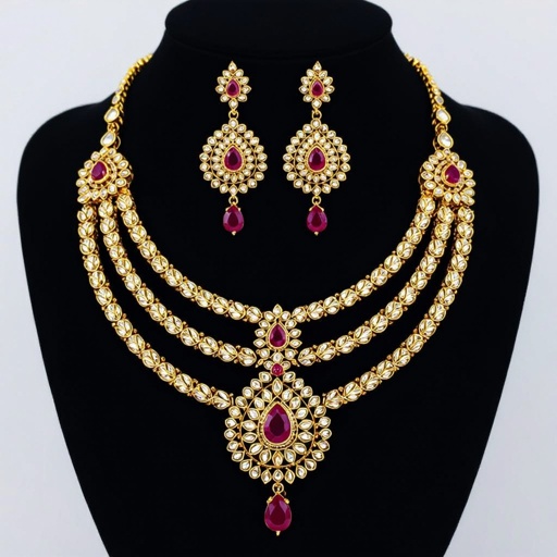 American diamond triple layer set