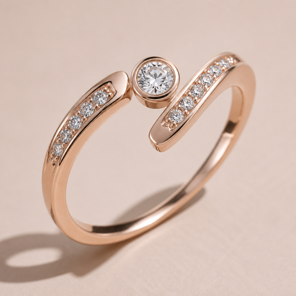 A women's ring
photorealistic jewelry design, A women's ring, modern style, just the design no text