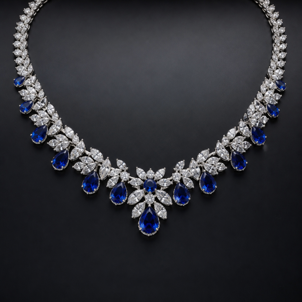. Refinement: collier
photorealistic jewelry design, . Refinement: collier, Luxury style, just the design no text