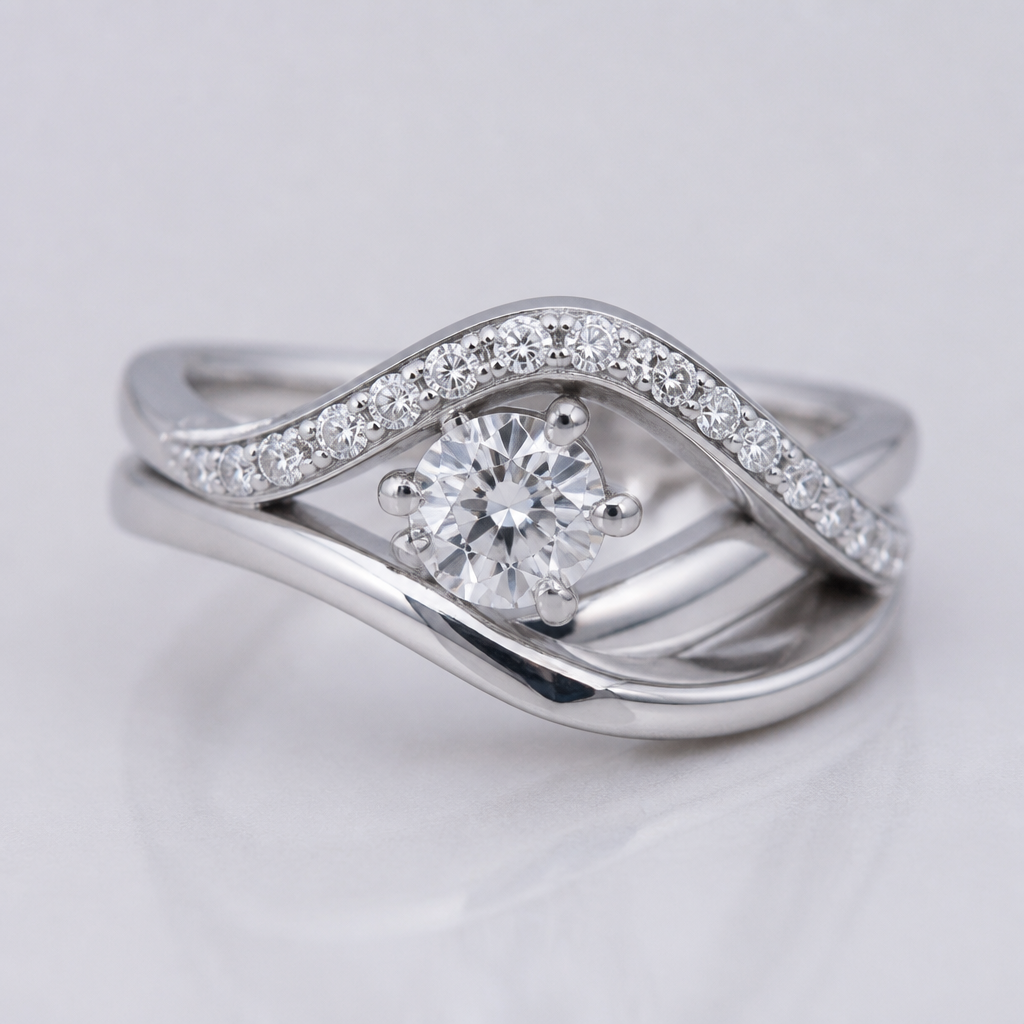 A women's ring. diamond ring for previously for female
photorealistic jewelry design, A women's ring. diamond ring for previously for female, modern style, just the design no text