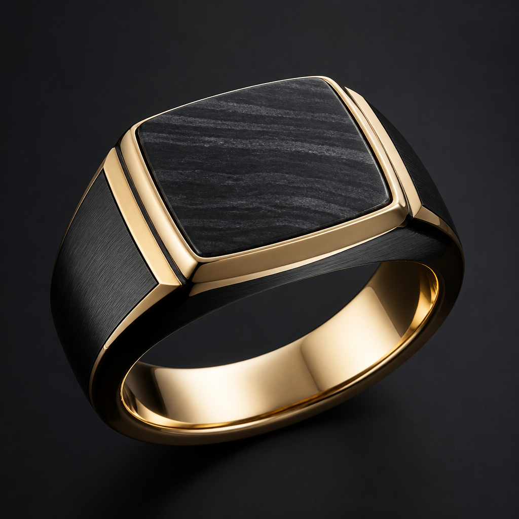 A men's ring
photorealistic jewelry design, A men's ring, modern style, just the design no text