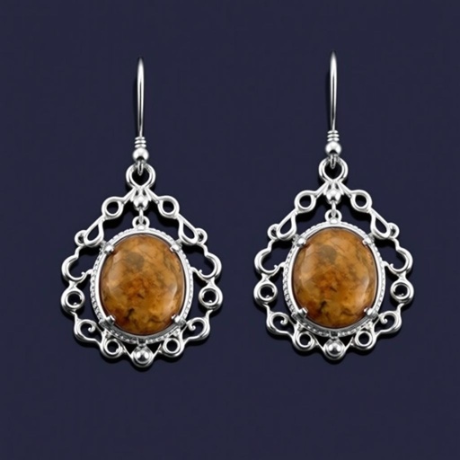 Create earrings with Jesper gemstone, minimal silver around gem’s border