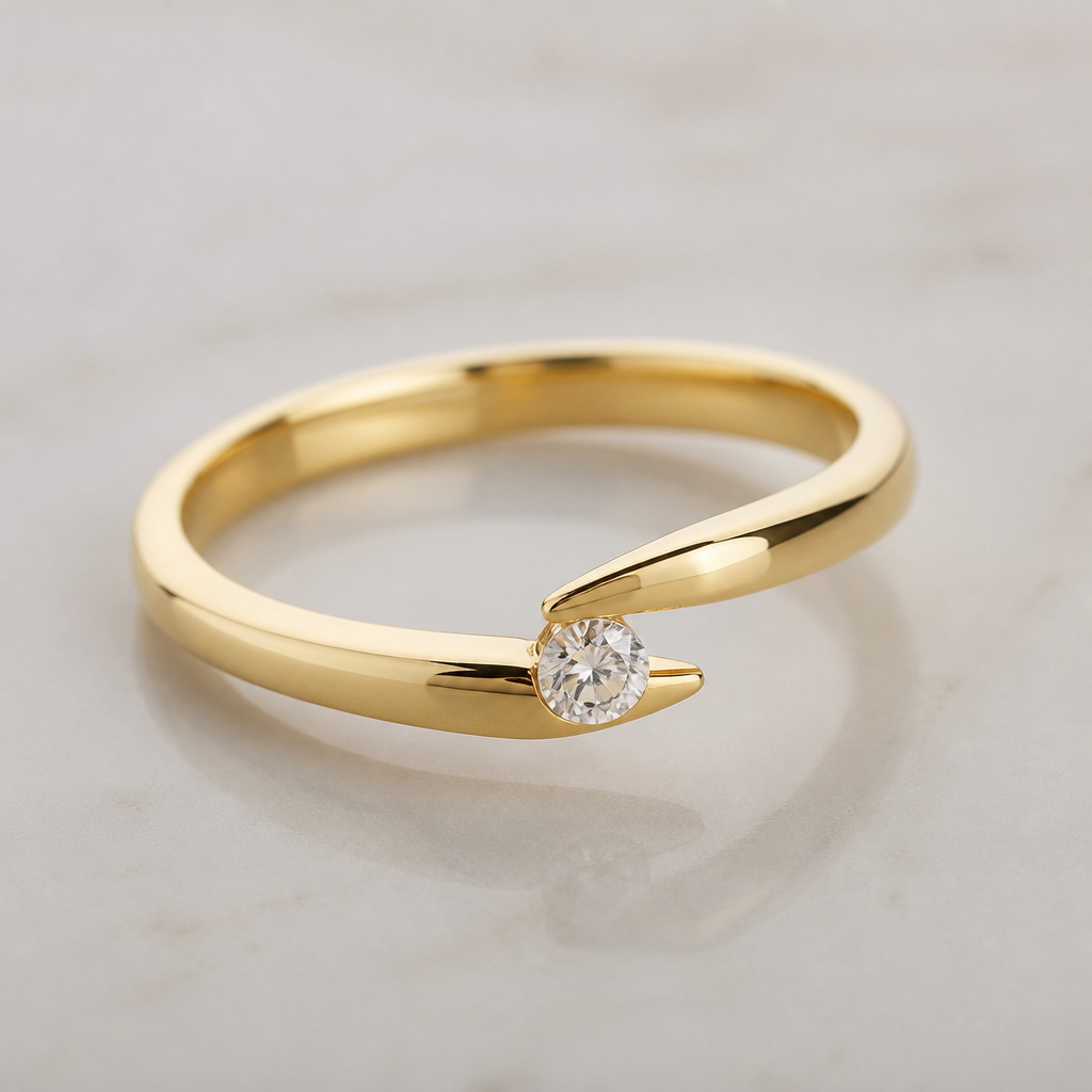 A women's ring. Elegante y mínima lista
photorealistic jewelry design, A women's ring. Elegante y mínima lista, modern style, just the design no text