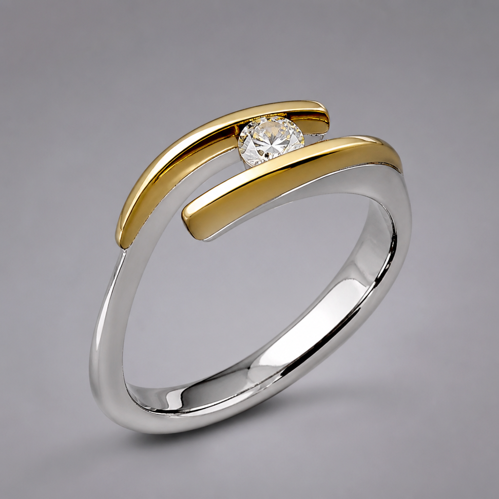 A women's ring
photorealistic jewelry design, A women's ring, modern style, just the design no text