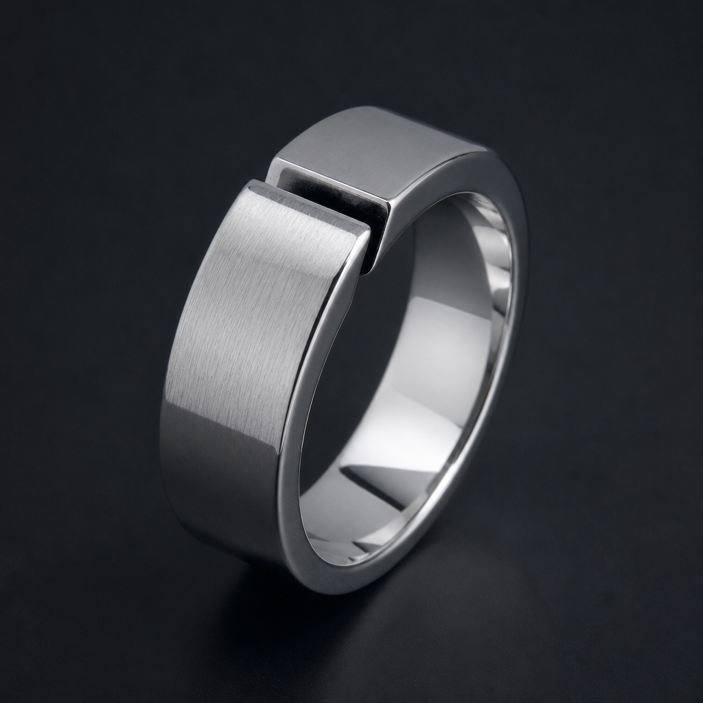 A men's ring
photorealistic jewelry design, A men's ring, modern style, just the design no text