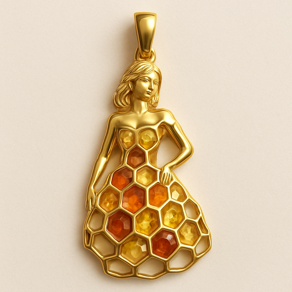 Honeycomb rosmundo figurative woman