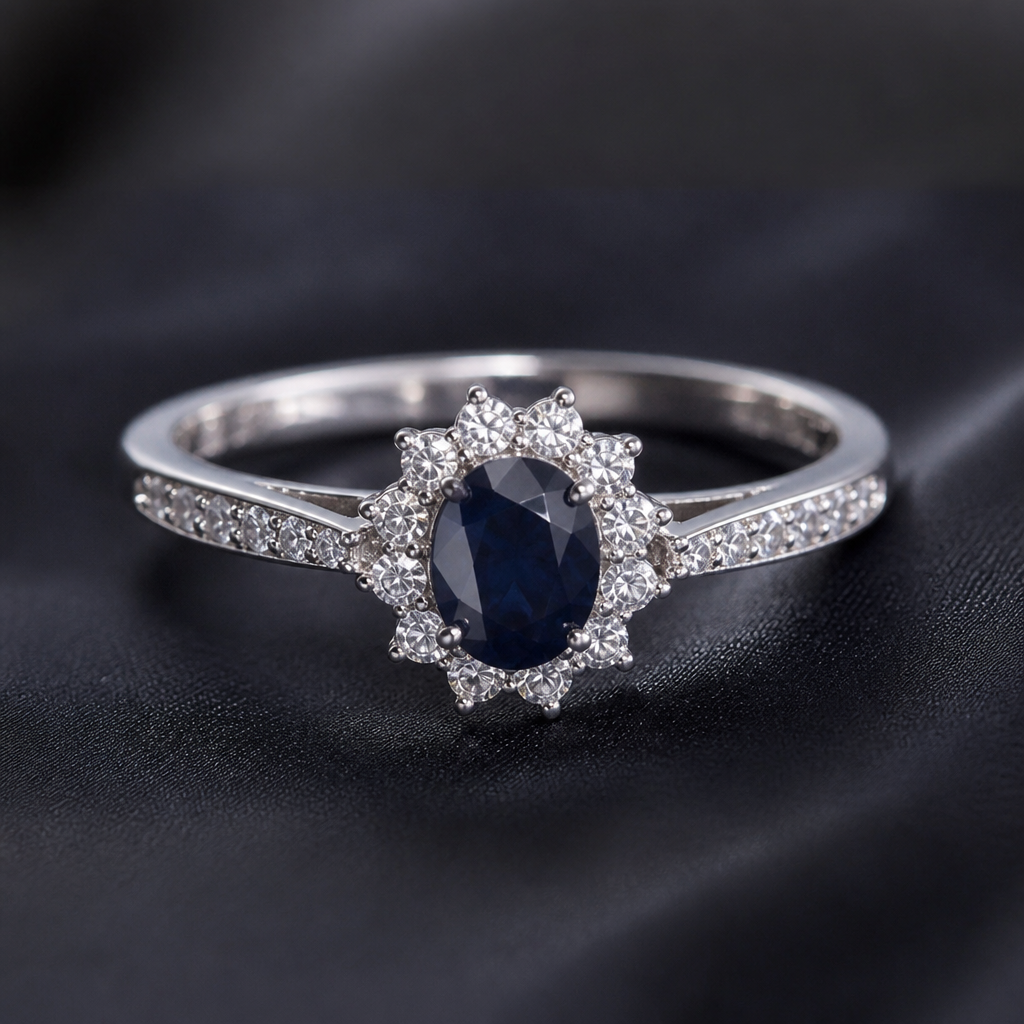 A romantic women's ring made of silver with sapphire stones suitable for daily wear. A delicate with natural white sapphire & 925silver, Top quality ,100% loupe clean, Well cut, 1crath weight, life time guarant classic ladies ring.💍
photorealistic jewelry design, A romantic women's ring made of silver with sapphire stones suitable for daily wear. A delicate with natural white sapphire & 925silver, Top quality ,100% loupe clean, Well cut, 1crath weight, life time guarant classic ladies ring.💍, romantic style, just the design no text