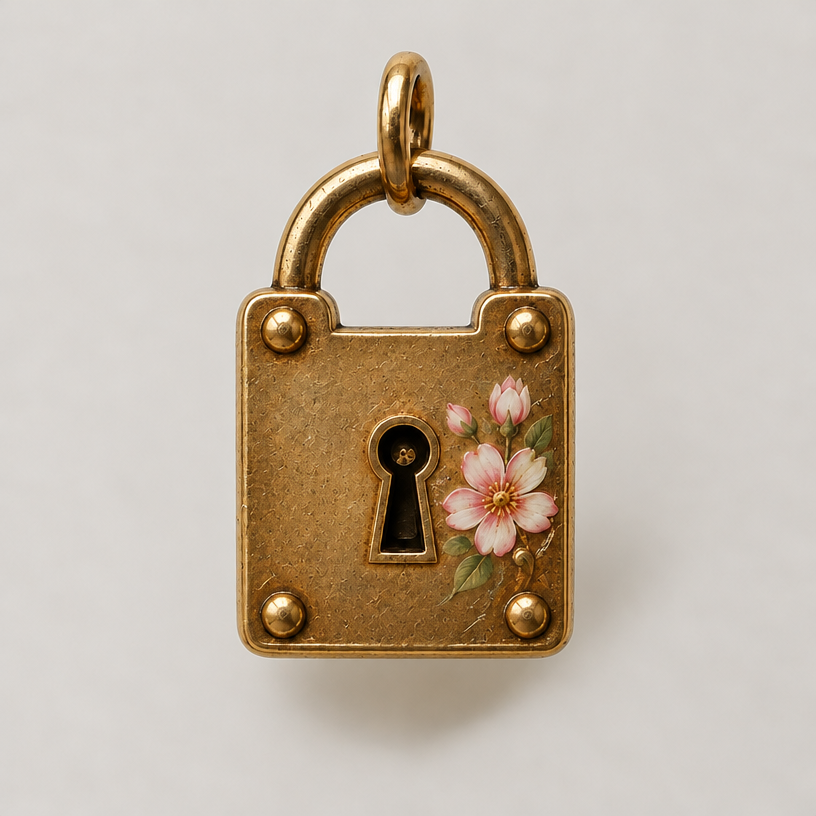 Do another version without the ornate gold design along the edges. it should be relatively plane
edit the attached jewelry design with these instructions: Do another version without the ornate gold design along the edges. it should be relatively plane. keep it photorealistic, just the design no text