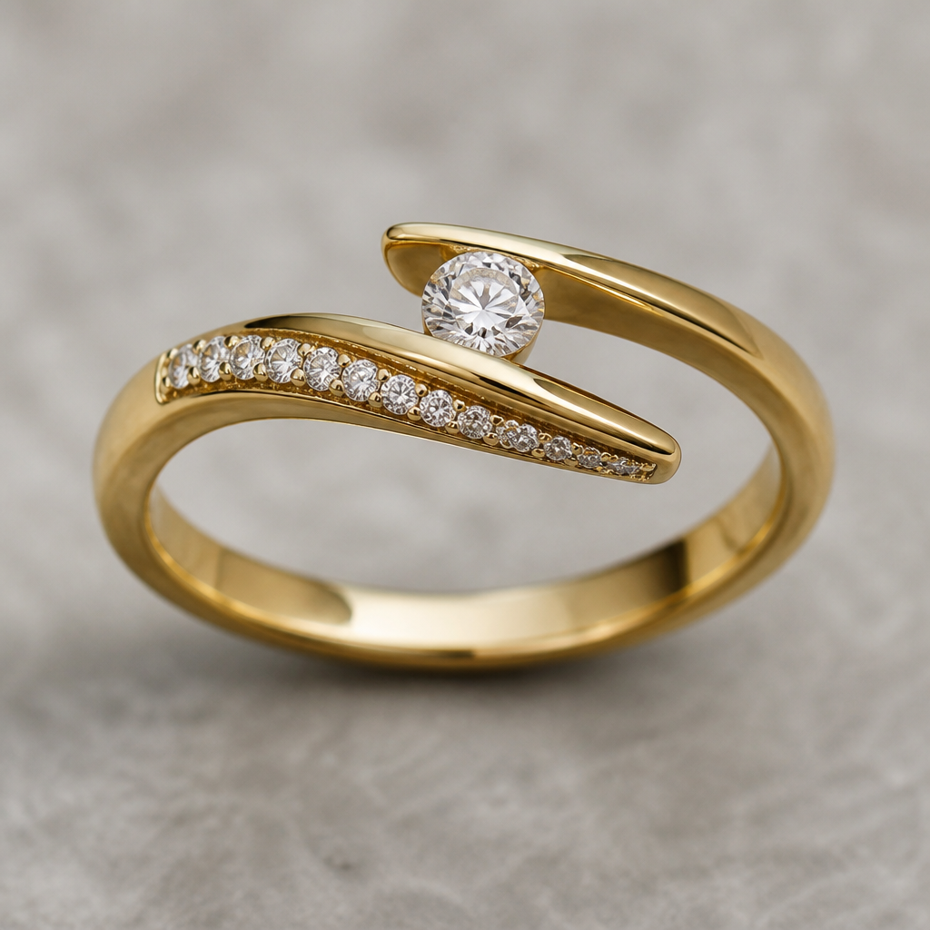 A women's ring
photorealistic jewelry design, A women's ring, modern style, just the design no text