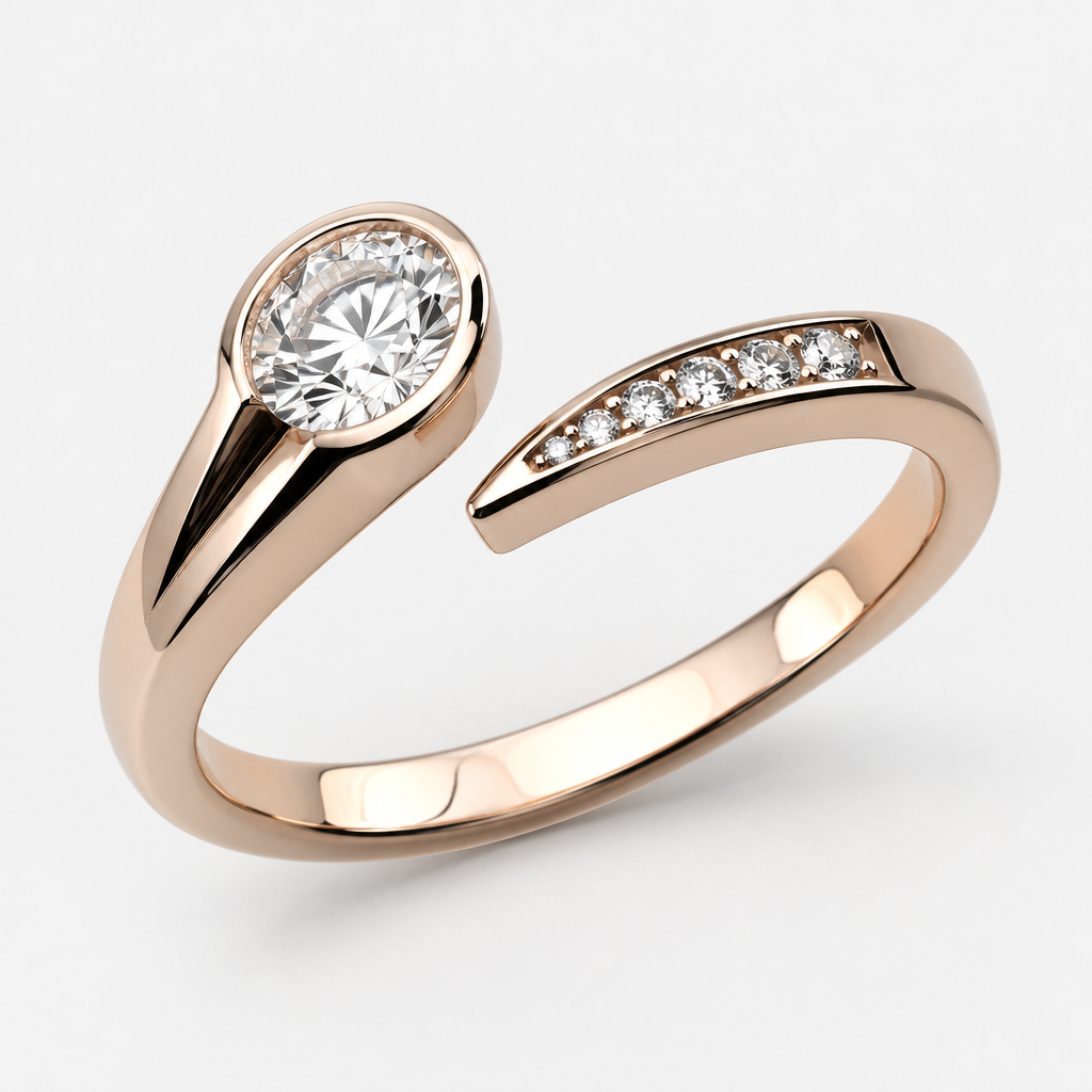 A women's ring
photorealistic jewelry design, A women's ring, modern style, just the design no text