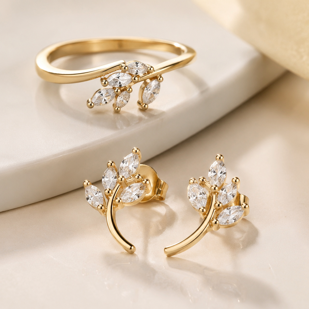 A women's ring. inse earrings banaye jsr mein 30 rs tak bech saku
photorealistic jewelry design, A women's ring. inse earrings banaye jsr mein 30 rs tak bech saku, modern style, just the design no text