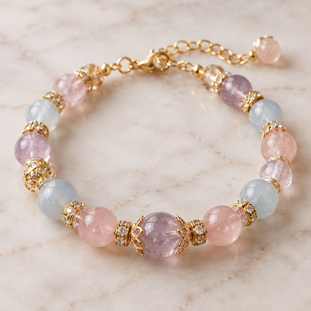 With beads a beautiful colour bracelet
photorealistic jewelry design, With beads a beautiful colour bracelet , just the design no text