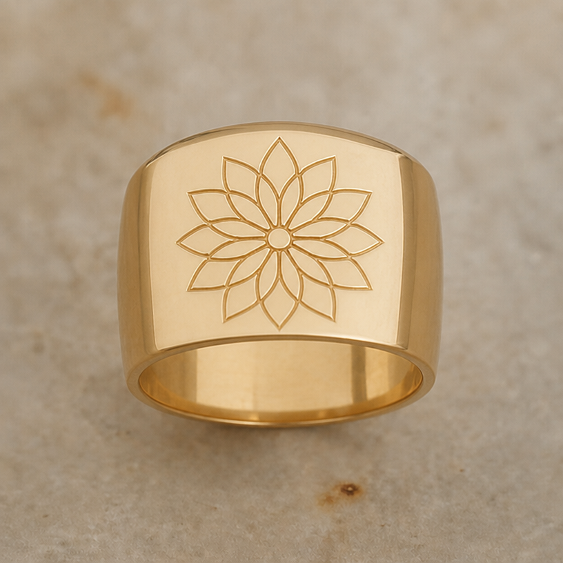 center the dahlia
edit the attached jewelry design with these instructions: center the dahlia. keep it photorealistic, just the design no text