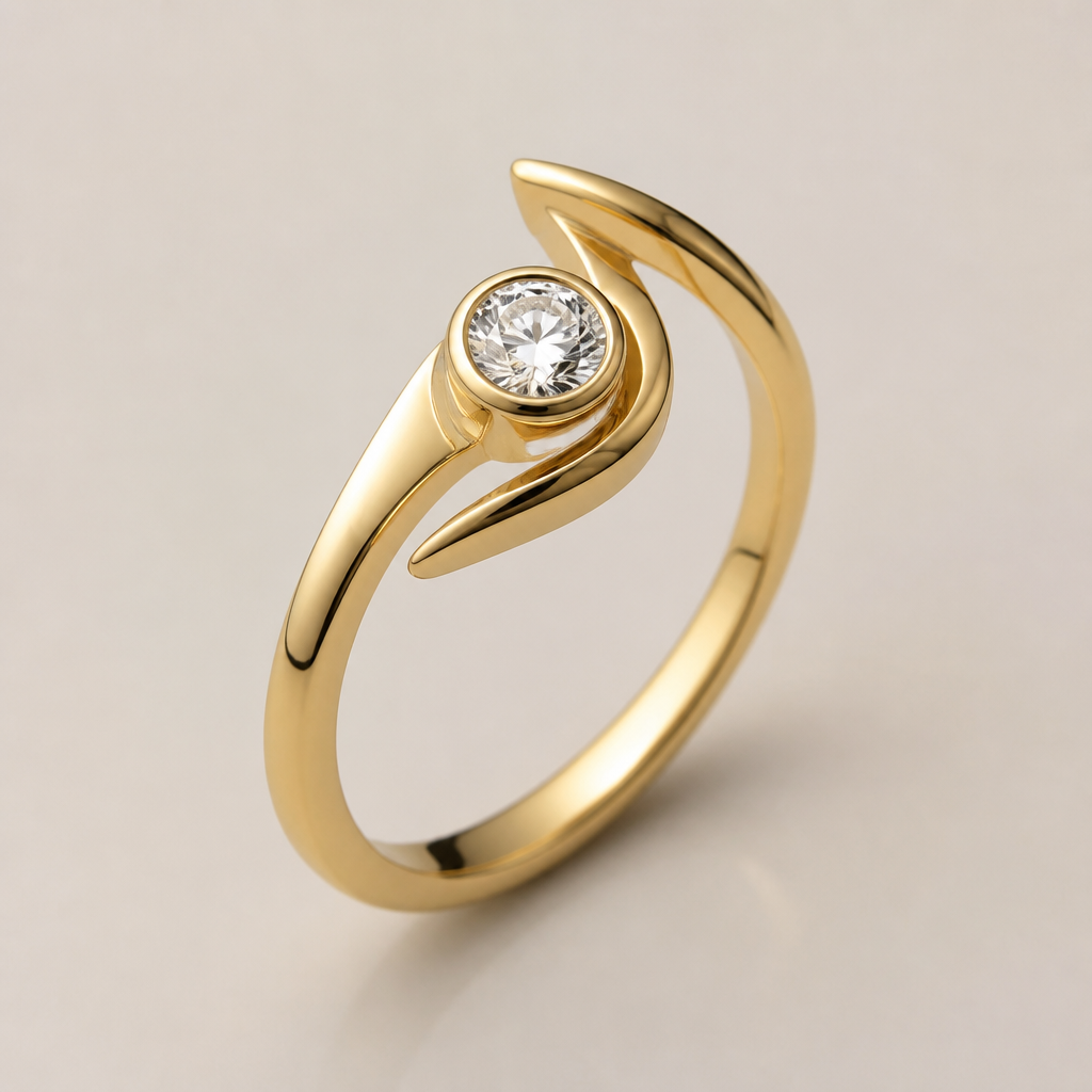 A women's ring
photorealistic jewelry design, A women's ring, modern style, just the design no text