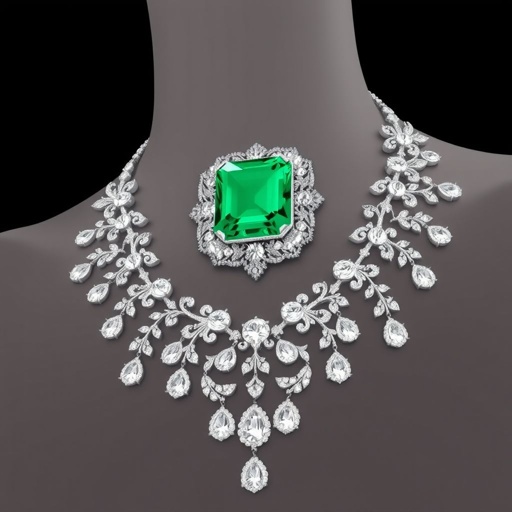 A emerald cushion cut, with VS and 50 carat necklaces
