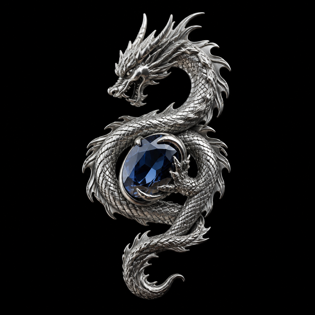 dragon
photorealistic jewelry design, dragon, just the design no text