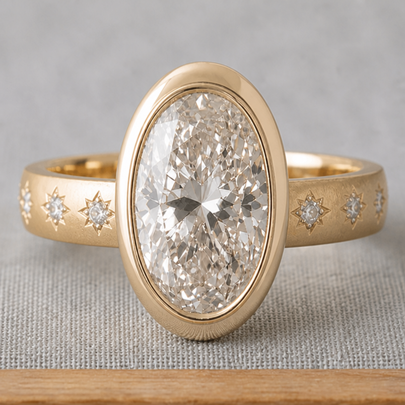 slightly thicker band
edit the attached jewelry design with these instructions: slightly thicker band. keep it photorealistic, just the design no text