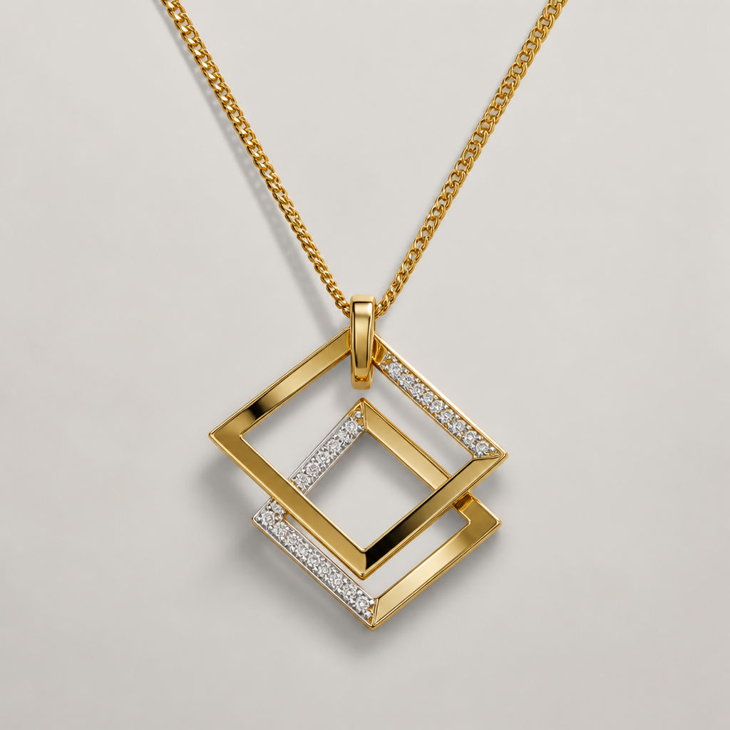 . Refinement: zainab
photorealistic jewelry design, . Refinement: zainab, Geometric style, just the design no text